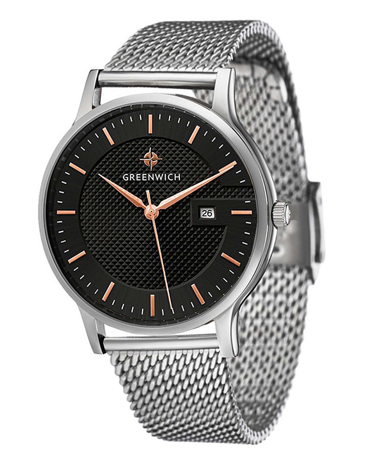 Часы Greenwich Breeze GW 031.10.35 — кварцевые, металл сталь