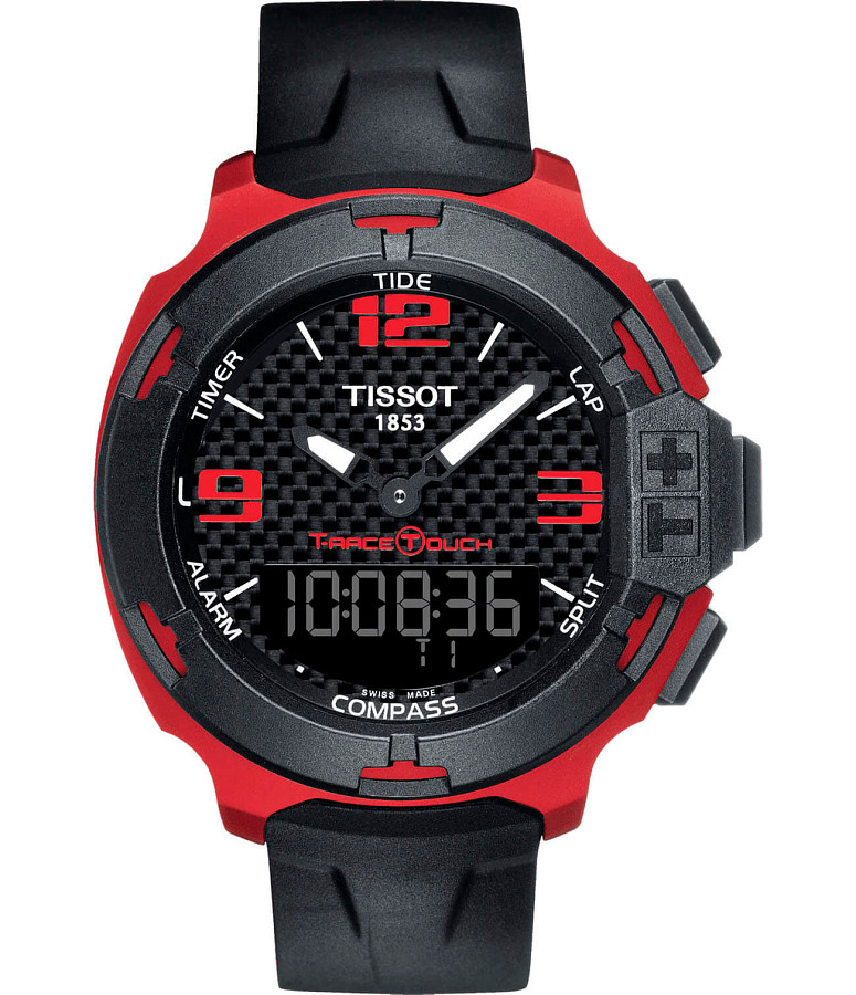 Часы Tissot T-Race Touch Aluminium T081.420.97.207.00 — мужские, черный