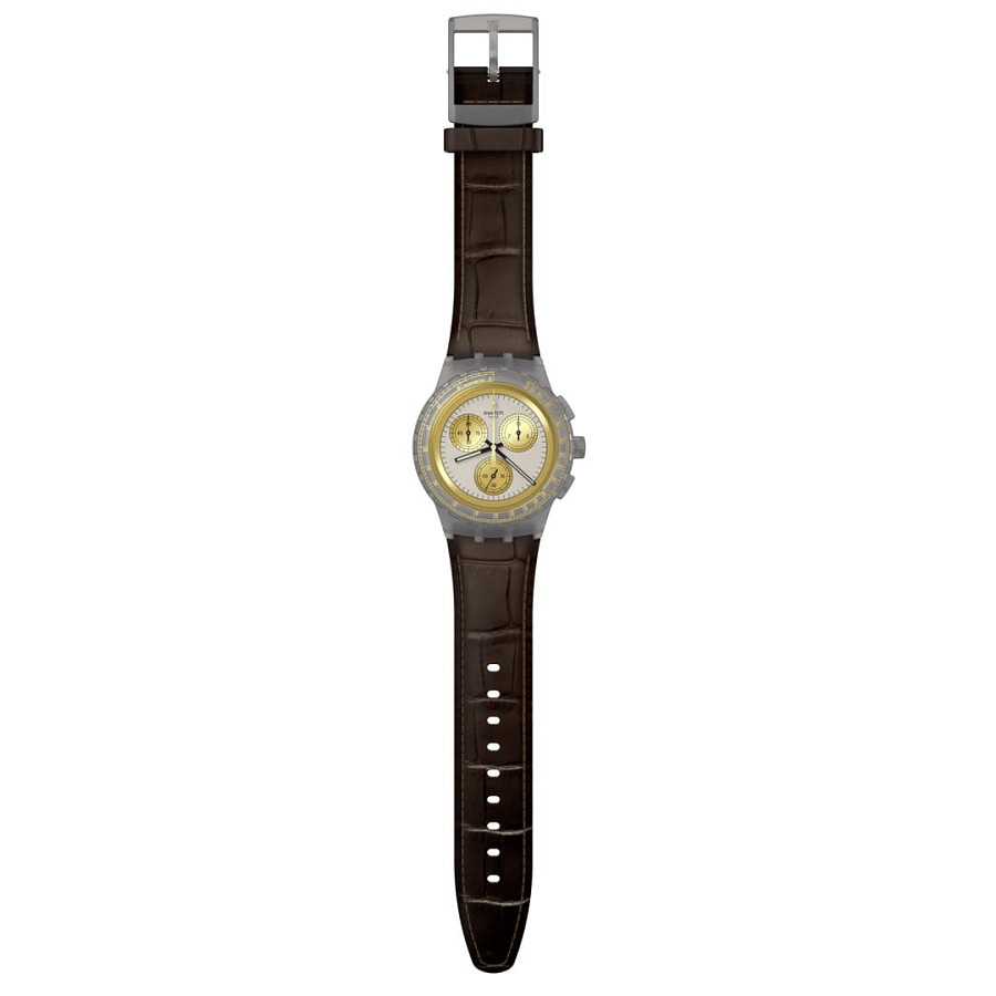 Часы Swatch Chrono 42 Standard SUSM100 — пластик, Швейцария