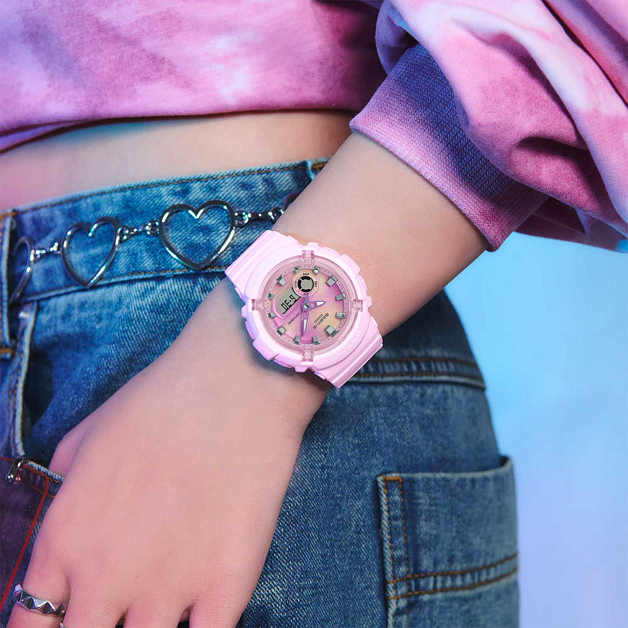 Часы Casio Baby-G BGA-280TD-4A — пластик, Япония