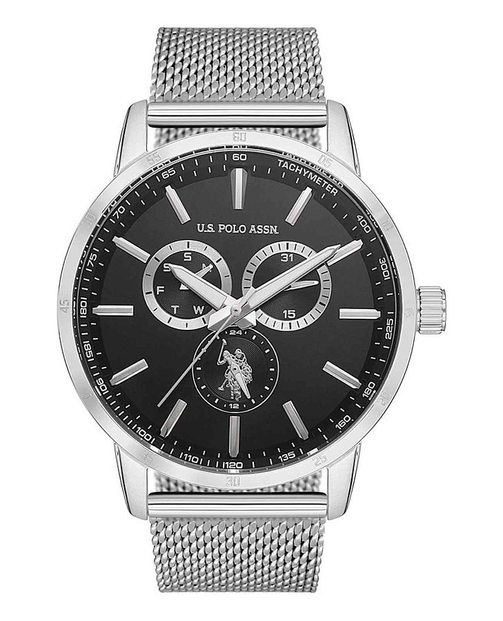 Часы U.S. Polo Assn. Fundamental USPA1075-01 — мужские, черный