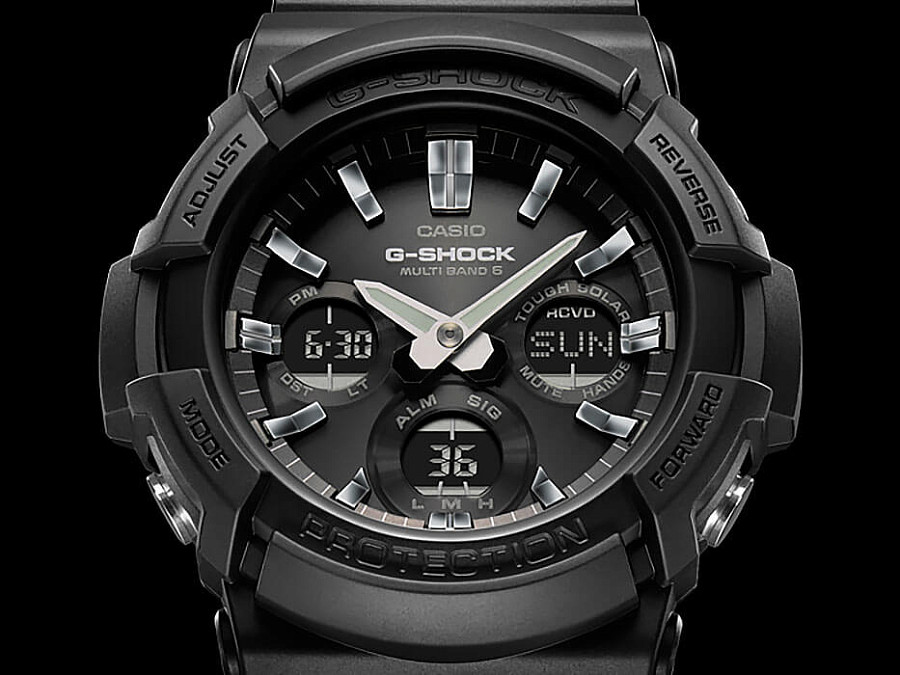 Часы Casio G-Shock GAW-100B-1A — сталь металл пластик, пластик