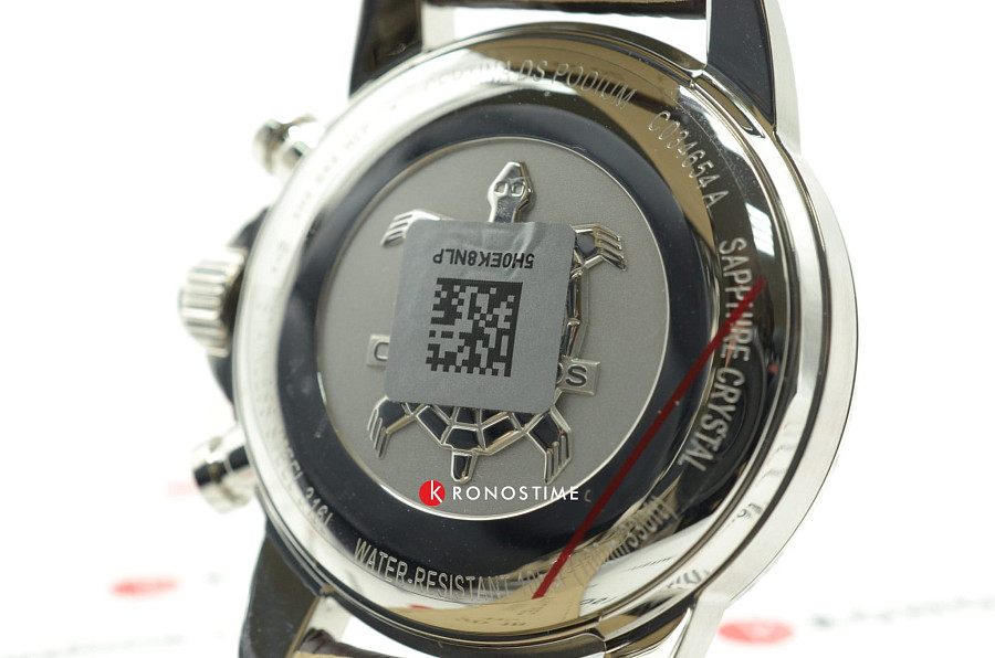Часы Certina DS Podium Chronograph GMT C034.654.16.087.01 — серый, сталь металл