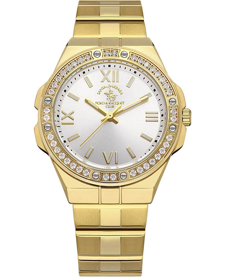 Часы Santa Barbara Polo & Racquet Club Luxury SB.1.10492-2 — женские, белый
