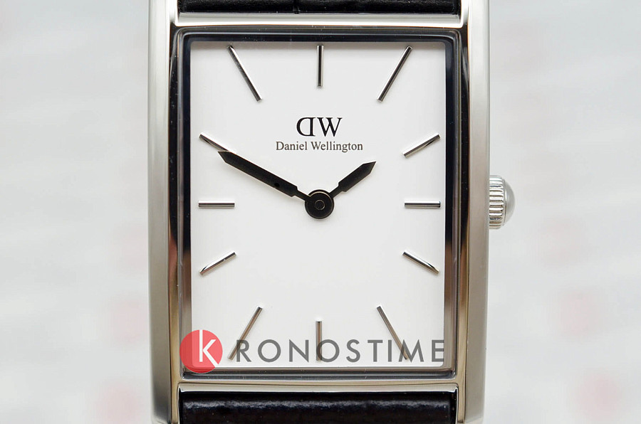 Часы Daniel Wellington Bound Black Crocodile Silver DW00100697 — металл сталь, Швеция