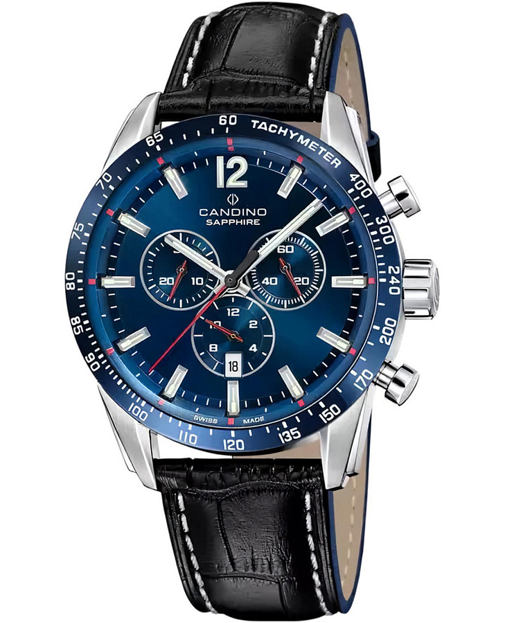 Часы Candino Gents Sport C4758/2 — мужские, синий