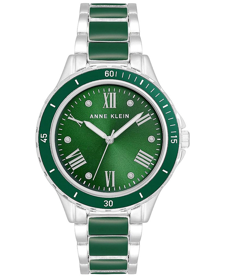 Часы Anne Klein Metals 3953GNSV — женские, зеленый
