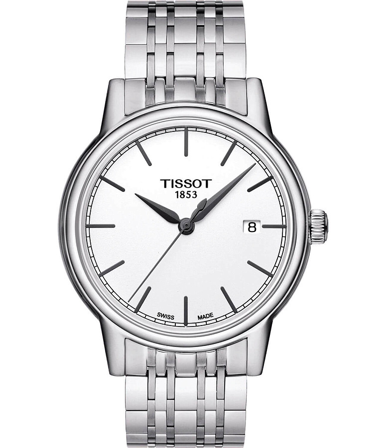 Часы Tissot Carson T085.410.11.011.00 — мужские, белый