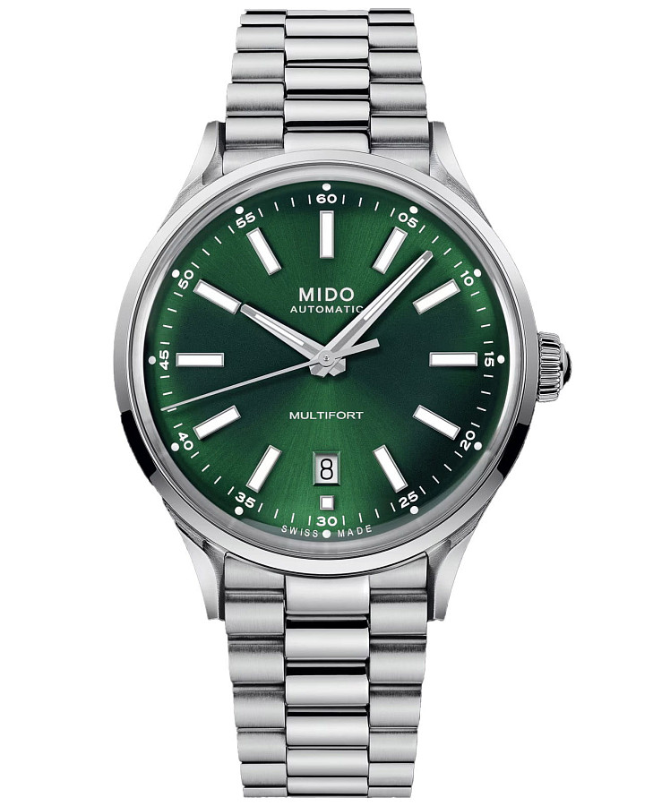Часы Mido Multifort Patrimony Powerwind M040.407.11.091.00 — мужские, зеленый