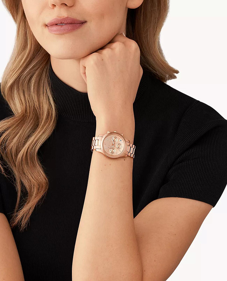 Часы Michael Kors Runway MK7327 — кварцевые, металл сталь