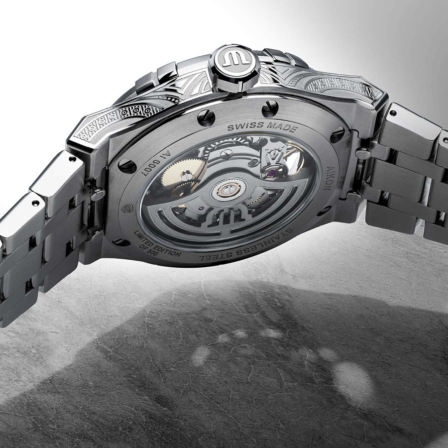 Часы Maurice Lacroix Aikon Urban Tribe Skeleton Limited Edition AI6007-SS009-030-1 — нержавеющая сталь, мужские