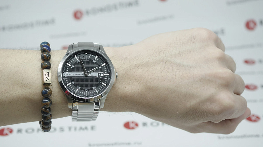 Часы Armani Exchange Hampton AX2103 — мужские, нержавеющая сталь