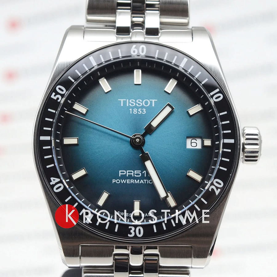 Часы Tissot PR516 38 mm T149.407.11.041.00 — Швейцария, механические