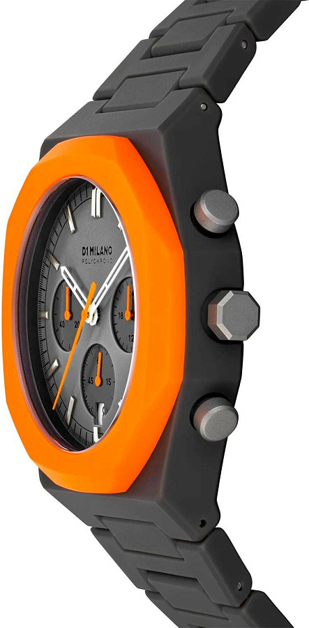 Часы D1 Milano Polychrono PHBJ01 — кварцевые, пластик