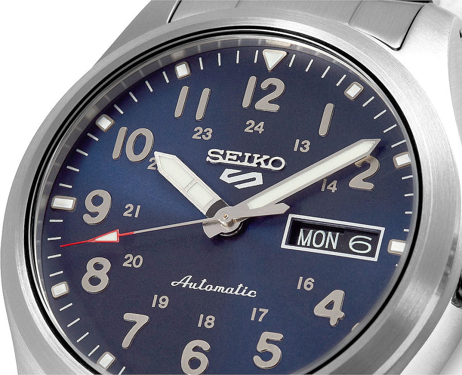 Часы Seiko 5 Sports Field series SRPG29K1S — механические, металл сталь