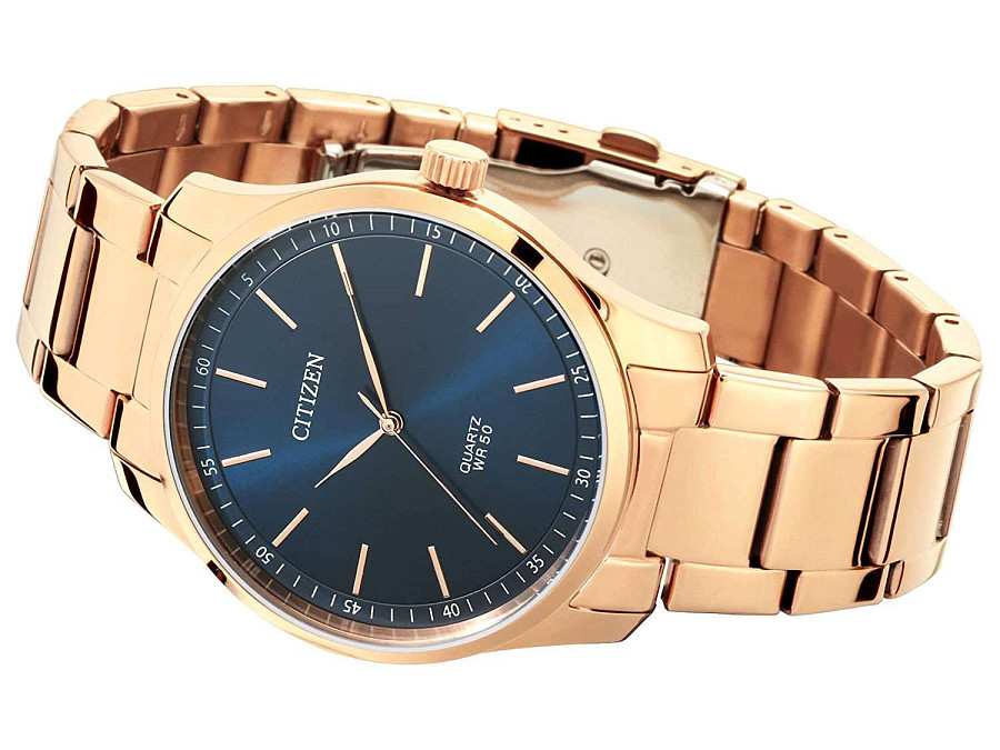 Часы Citizen Quartz BH5003-51L — нержавеющая сталь с ip-покрытием, мужские
