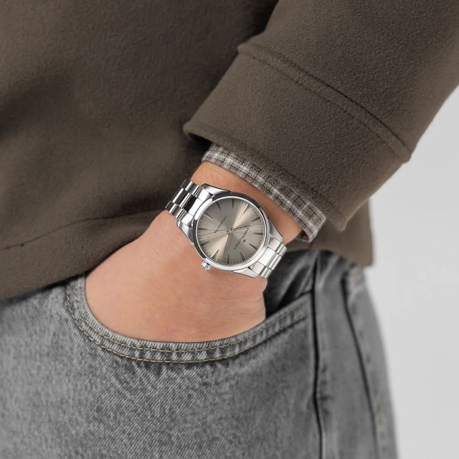 Часы Hamilton Jazzmaster Quartz 40mm H32461121 — нержавеющая сталь, мужские