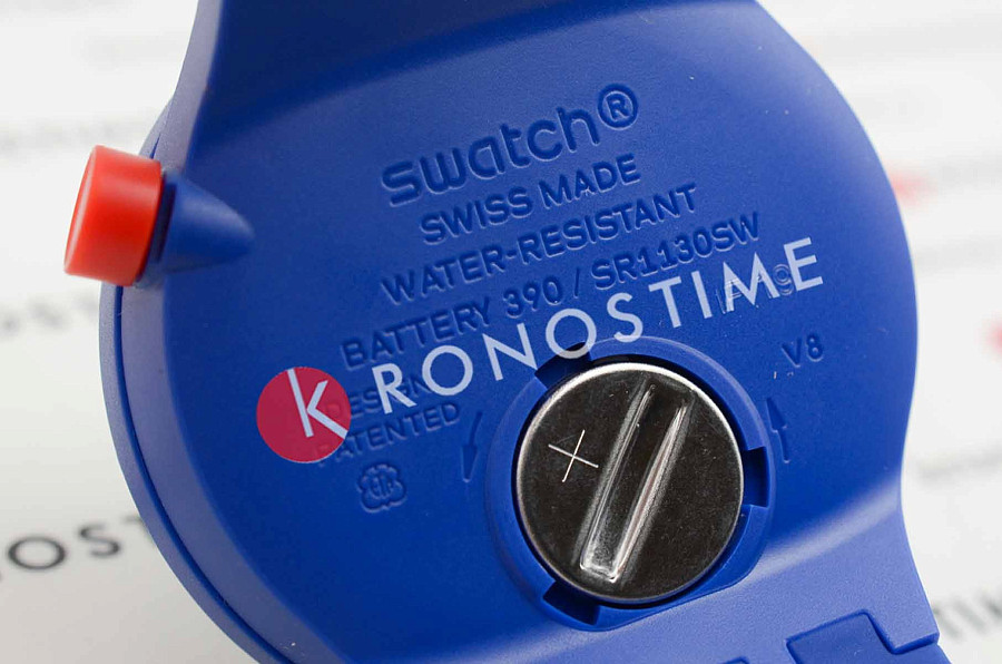 Часы Swatch Big Bold SB01N700 — мужские, силикон