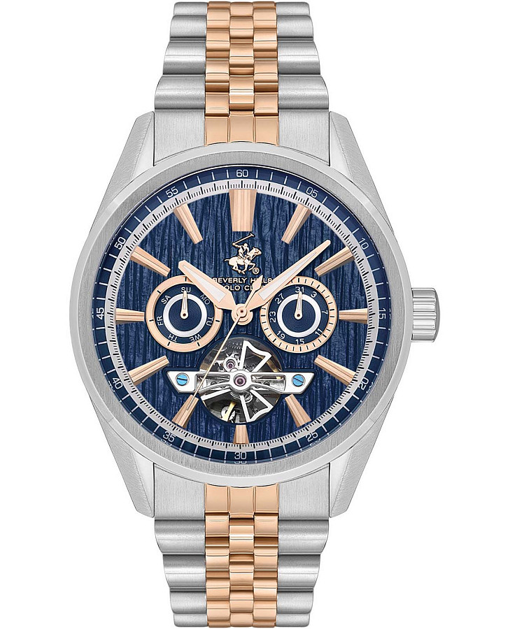 Часы Beverly Hills Polo Club Quartz BP3632X.590 — мужские, синий