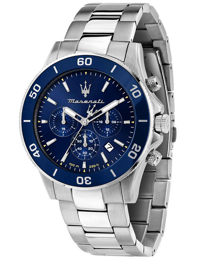 Часы Maserati Competizione Chronograph R8873600002 — мужские, синий