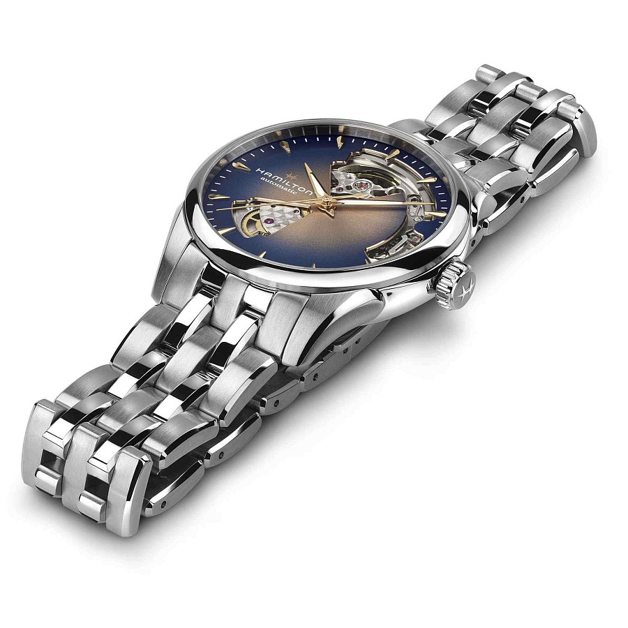 Часы Hamilton Jazzmaster Open Heart Lady Auto H32215101 — нержавеющая сталь, женские
