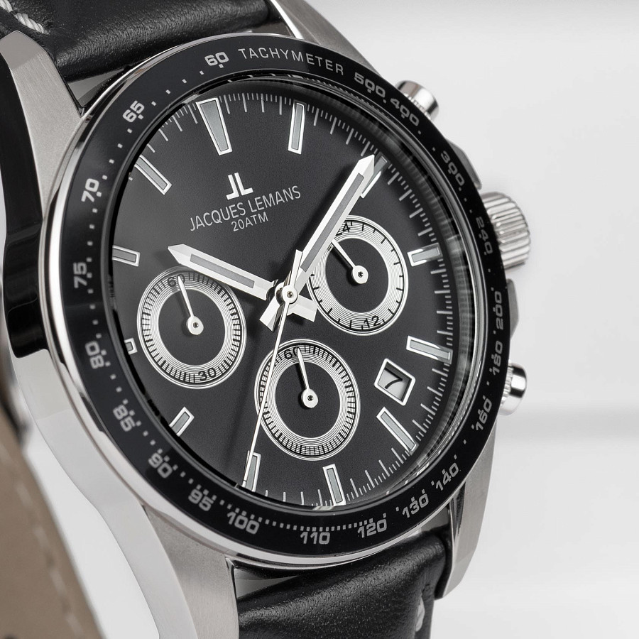 Часы Jacques Lemans Liverpool 1-1877A — кожаный, мужские