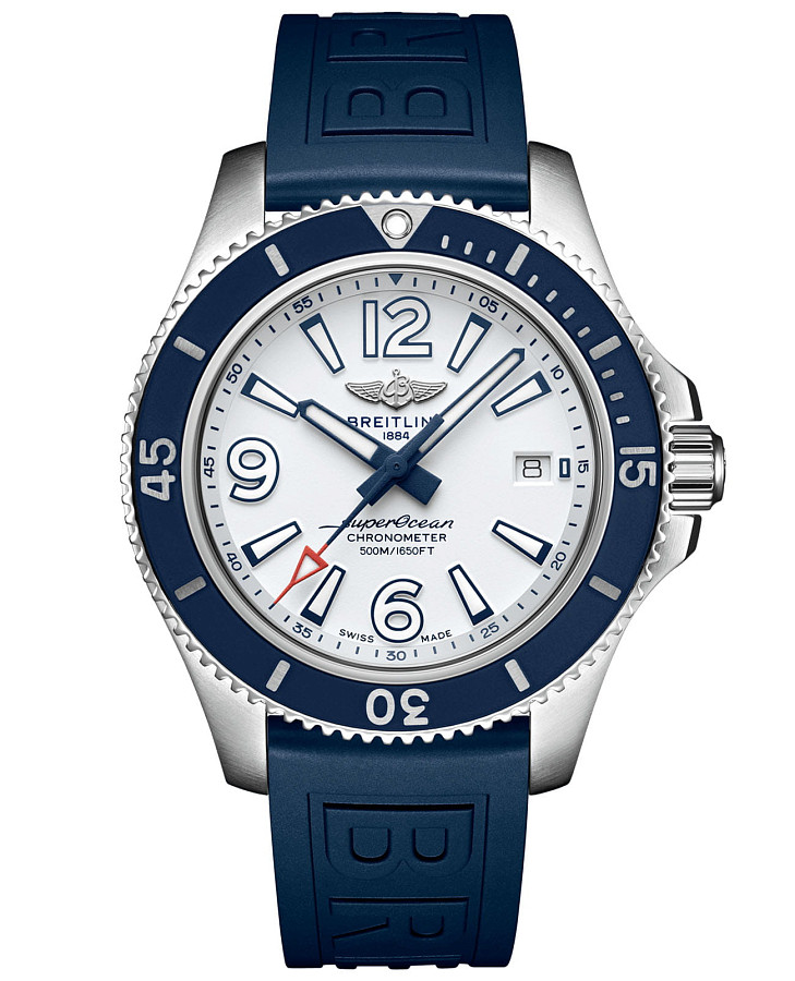 Часы Breitling Superocean Automatic 42 A17366D81A1S1 — мужские, белый