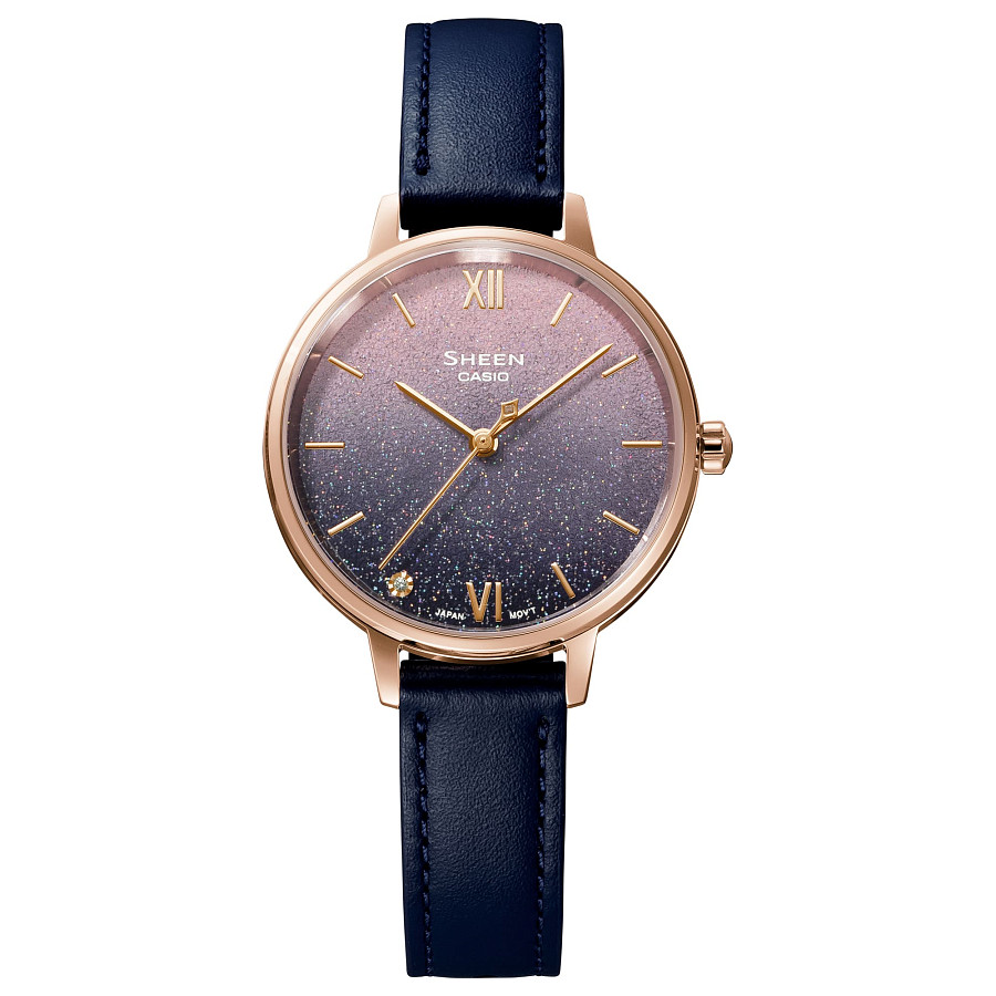 Часы Casio Sheen SHE-4548PGL-4A — металл сталь, Япония