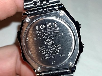 Фото покупателя: Японские наручные часы Casio Vintage ABL-100WEGG-1B с хронографом