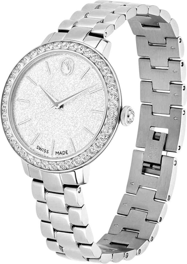 Часы Swarovski Matrix 3-Link 5706182 — кварцевые, металл сталь