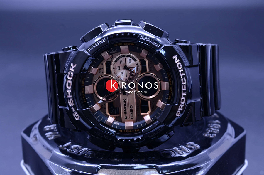 Часы Casio G-Shock GA-140GB-1A2 — пластик, Япония