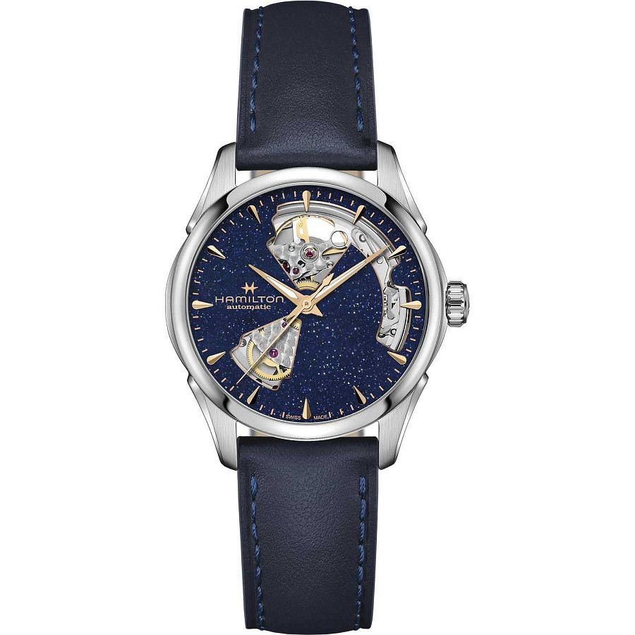 Часы Hamilton Jazzmaster Open Heart Auto H32215642 — женские, синий