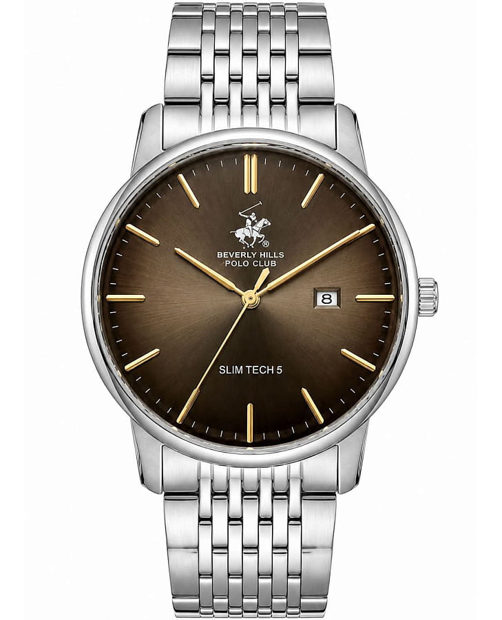 Часы Beverly Hills Polo Club BP3895X.340 — мужские, коричневый