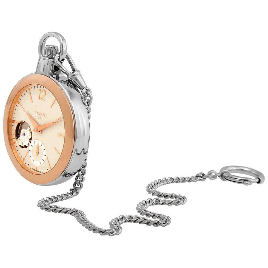 Часы Tissot T-Pocket Mechanical T853.405.29.267.01 — механические, металл сталь