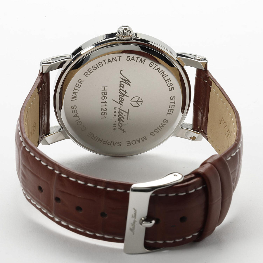 Часы Mathey-Tissot City Leather HB611251AI — кожаный, мужские