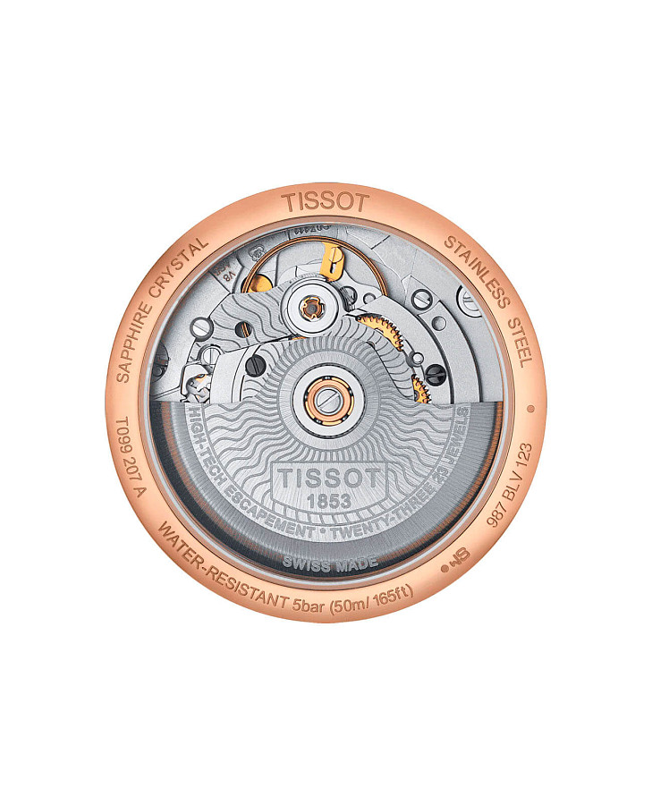 Часы Tissot Chemin des Tourelles Powermatic 80 Lady T099.207.36.447.00 — металл сталь, Швейцария