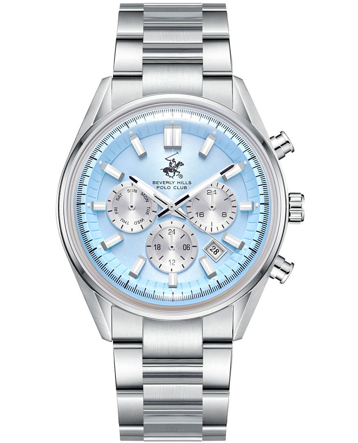 Часы Beverly Hills Polo Club BP3781X.300 — мужские, голубой