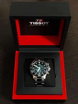 Фото покупателя: Швейцарские керамические наручные часы Tissot Seastar 1000 Quartz Chronograph T120.417.11.091.01
