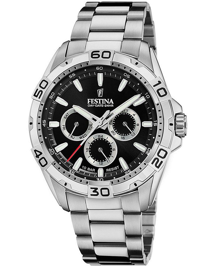 Часы Festina Multifuncion F20623/4 — мужские, черный
