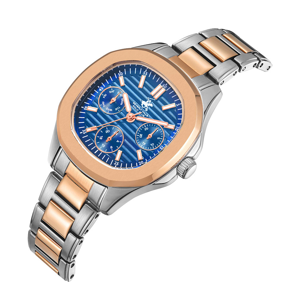 Часы Beverly Hills Polo Club BP3700C.590 — кварцевые, сталь металл
