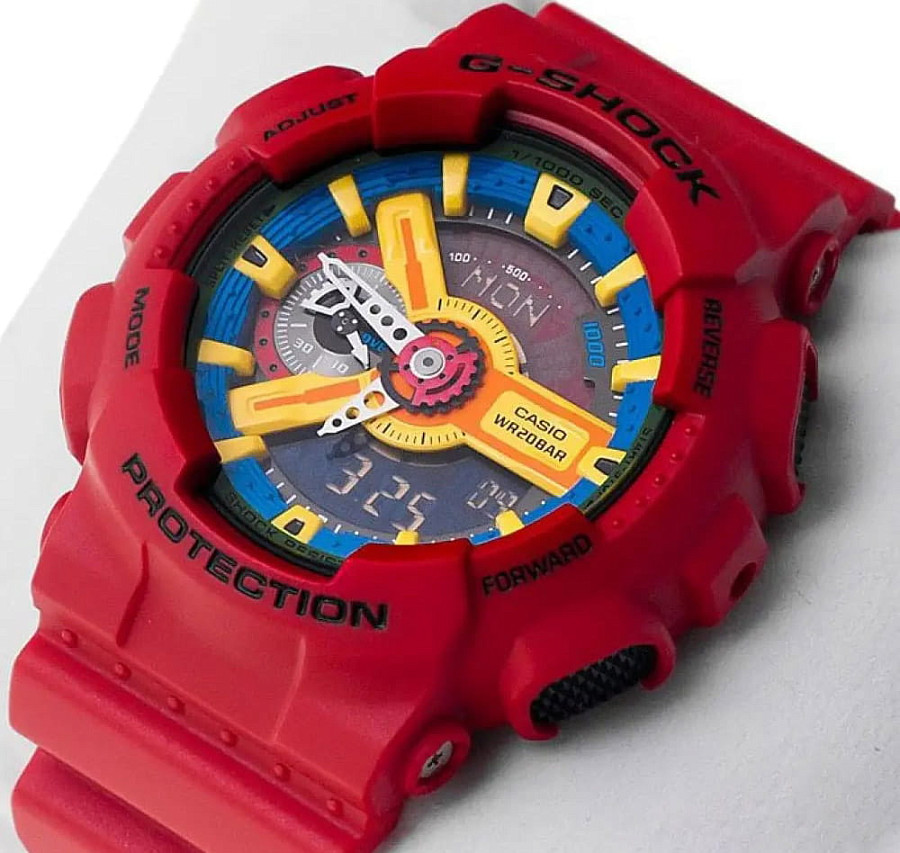 Часы Casio G-Shock GA-110FC-1A — пластик, мужские
