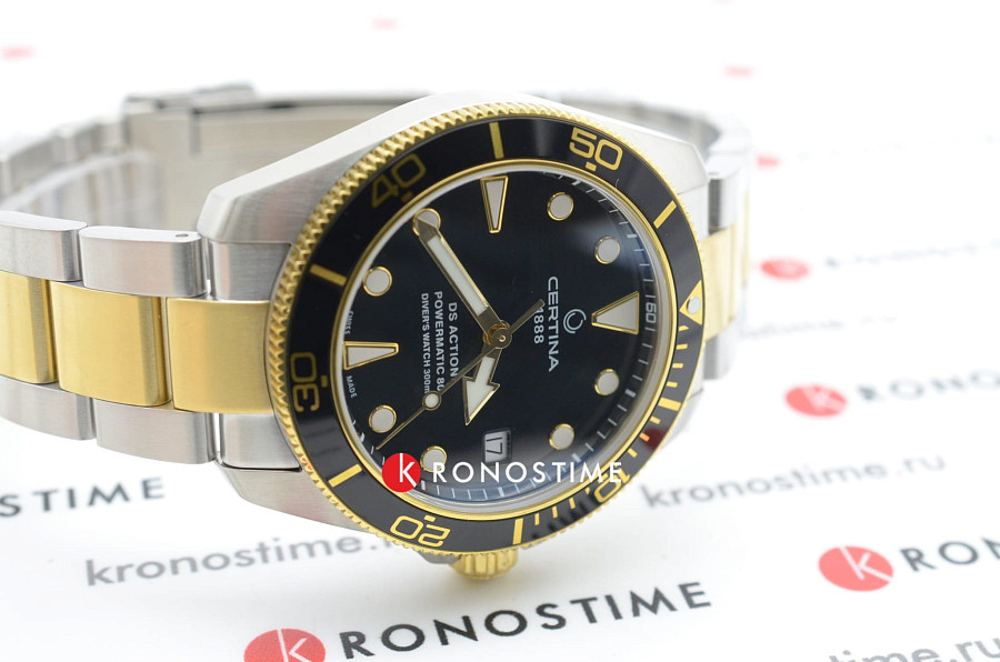 Часы Certina DS Action Diver Powermatic C032.807.22.051.00 — сталь металл, Швейцария