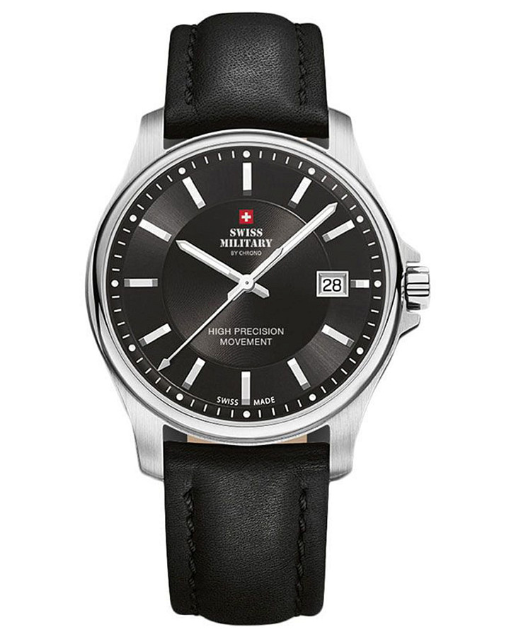 Часы Swiss Military by Chrono Сверхточные SM30200.10 — мужские, черный