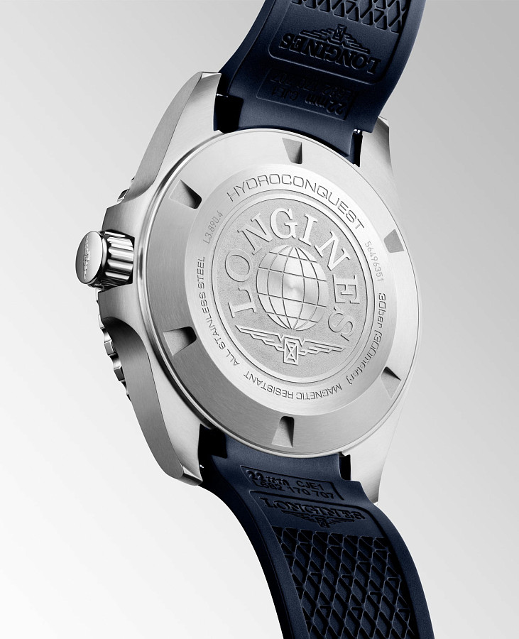 Часы Longines Conquest L3.890.4.96.9 — каучук, мужские