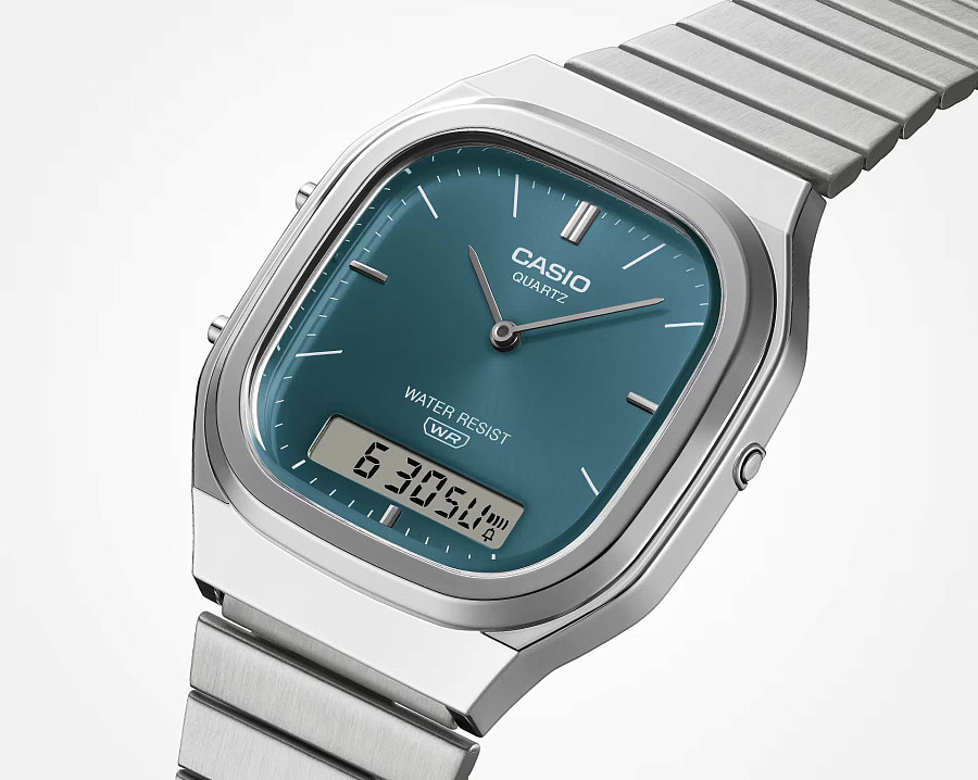 Часы Casio Vintage AQ-240E-3A — кварцевые, пластик