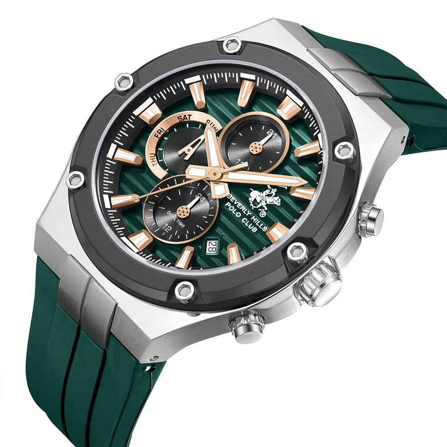Часы Beverly Hills Polo Club BP3822X.375 — кварцевые, сталь металл