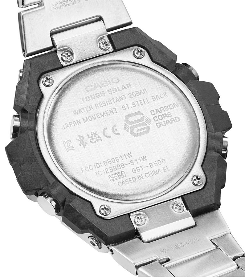 Часы Casio G-Shock GST-B500D-1AER — нержавеющая сталь, мужские