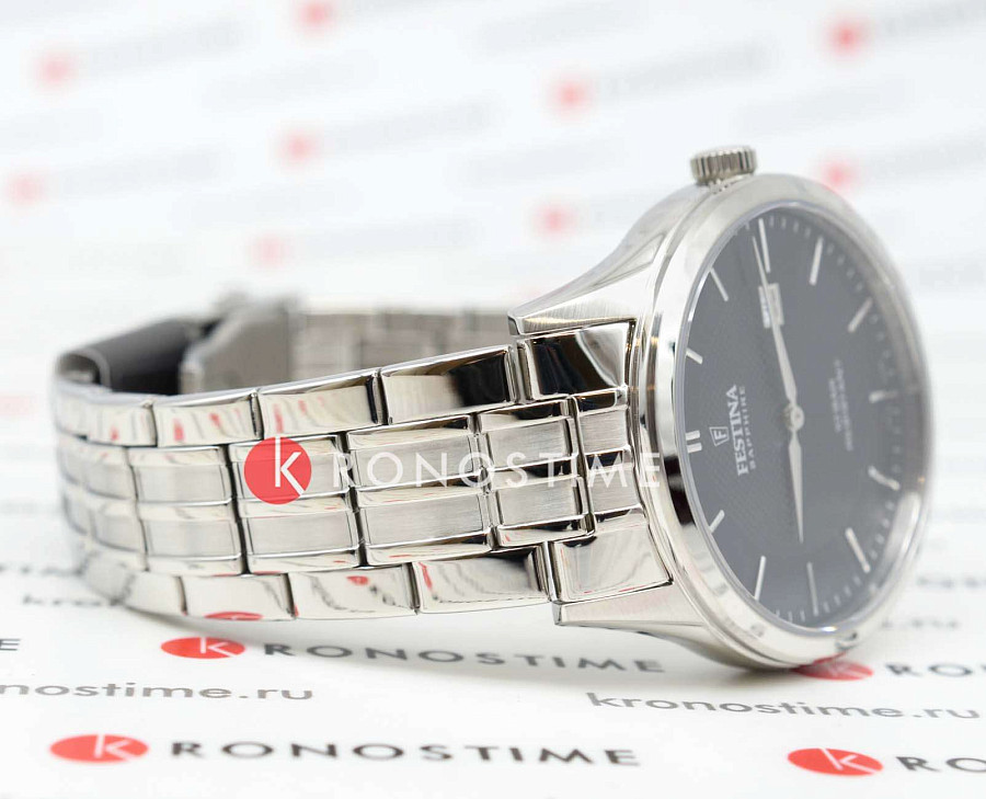 Часы Festina Classics F20005/4 — нержавеющая сталь, мужские