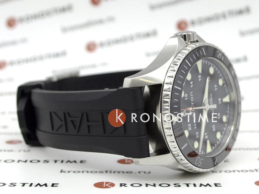 Часы Hamilton Khaki Navy Scuba Automatic H82515330 — сталь металл, Швейцария