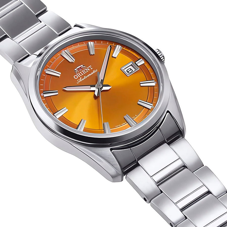 Часы Orient Classic Automatic RA-AC0R08Y — оранжевый, сталь металл
